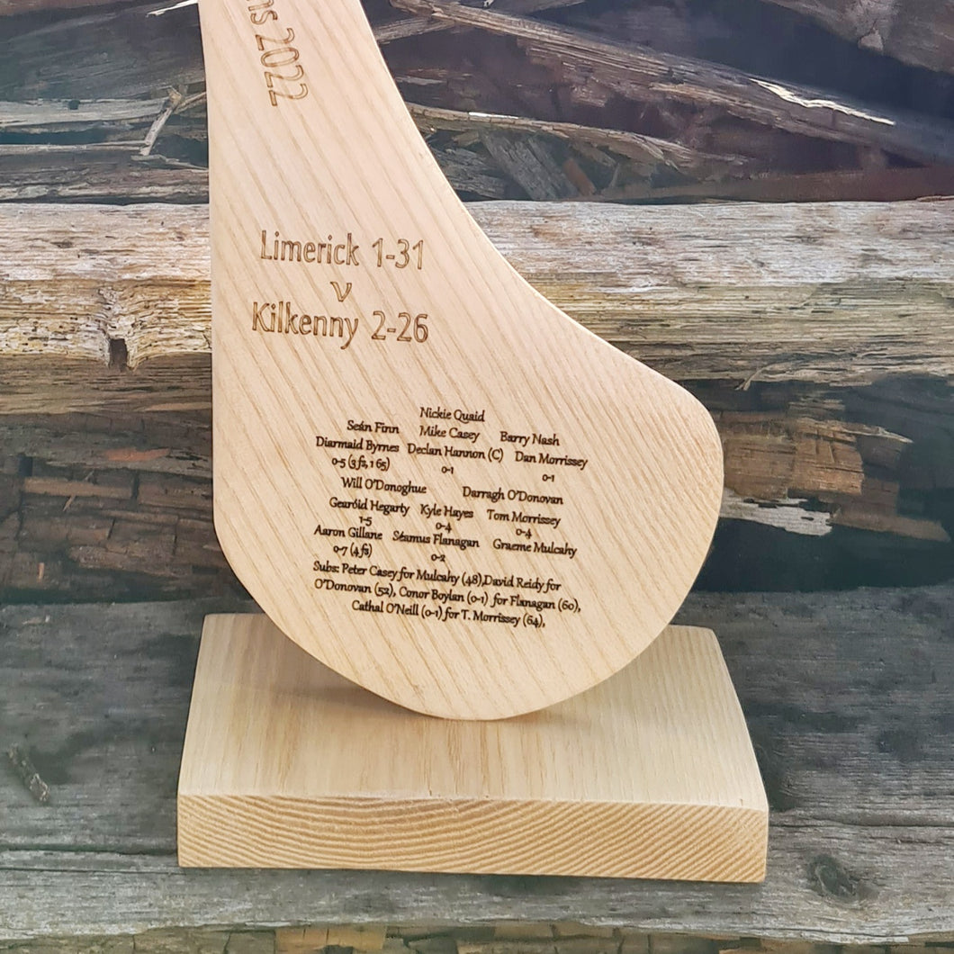 All Ireland Champions 2022 Engraved Hurley